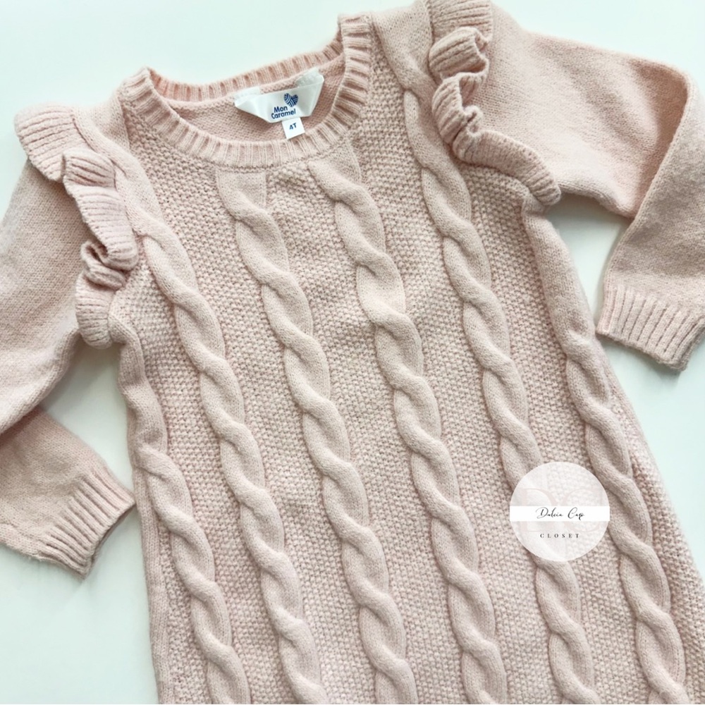 Mon Caramel Pink Dress Size 4T